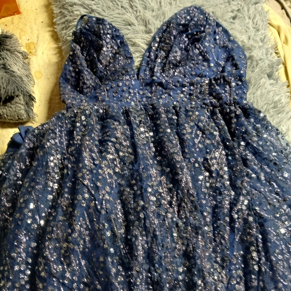 Sparkling Blue Kids Dress